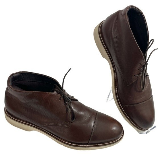 Johnston & Murphy Size‎ 10.5 Atwell Chukka Boots Men’s Calfskin Leather Shoes main image 8